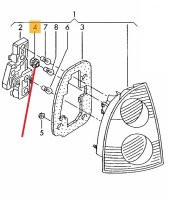 PASSAT 2001-2005 AMPUL DUY SOKETİ -OEM- - 1