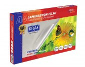LAMİNASYON FİLMİ PARLAK A4 125MIC 100LÜ - 1