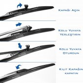 Dacia Dokker Ön Silecek Takımı (2012-2015) RBW Hibrit - 3