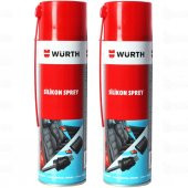 Würth Silikon Sprey 500 ml - 2 ADET - 1