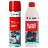 Würth Deri Besleyici Bakım Kremi +Araç içi Temizleme Spreyi 500ml - 1