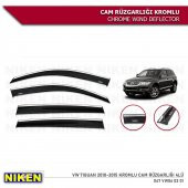 Volkswagen Tiguan Kromlu Cam Rüzgarlığı 4lü Set (2010-2015) Niken - 2