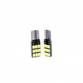 Niken 12V T10 Büyük Dipsiz Ampul 18 Ledli 2’li SET - Beyaz Işık - 4