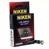 Niken 12V T10 Büyük Dipsiz Ampul 8 Ledli 2’li SET - Beyaz Işık - 4