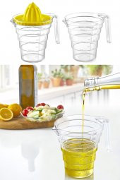 500 Ml Ölçülü Pratik Narenciye Sıkacağı | Portakal Limon Narenciye Sıkacağı Limon Sıkacağı Ölçü Kabı - 1
