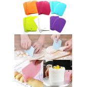 3lü Set Hamur Kesme Ve Kazıma Aparatı Hamur Pasta Börek Kek Çörek Şekillendirici Kesici Kazıyıcı Set - 1