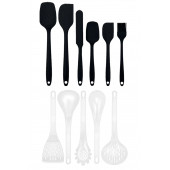 11 Parça Pişirme Ve Pasta Seti,Teflon Kepçe Seti - 1