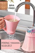 Selenica Sürahi Pirinç ve Noodle Süzgeci ,Kulplu Pirinç ve Noodle Süzgeci , - 3