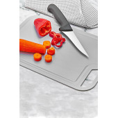 Portatif Plastik Kesim Panosu, Kesme Tahtası Yer Kaplamaz, Bulaşık Makinesinde Yıkanabilir 22x32cm - 1