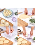 Selenica Ravioli Kalıbı Çiğ Börek Pratik Mantı Poğaça Kurabiye Börek Pişi Hamur Kalıbı - 2