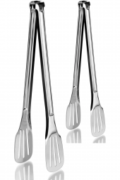 İki Boy Izgara, Barbekü, Mangal, Közleme Maşası Büyük Boy 34 cm, Orta Boy 27 cm - 1