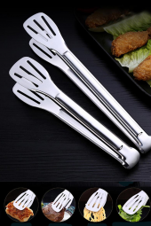 İki Boy Izgara, Barbekü, Mangal, Közleme Maşası Büyük Boy 34 cm, Orta Boy 27 cm - 2