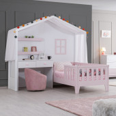 Setay Çeşme Çalışma Masalı Montessori Karyola - Pembe - 1