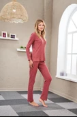Pjs 23553 Kadın Yumoş Pijama Takım - 2