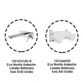 Eca Novita Ankastre Gömme Lavabo Bataryası Set (102167614H-K+102166603H) - 1