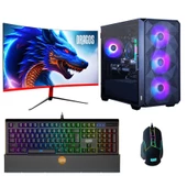 Dragos DRx5967 i5 12400F 16GB Ram 512GB M.2 NVMe SSD 12GB RTX3060 27 İnç 165Hz Curved Oyuncu Bilgisayarı - 1