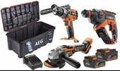 Aeg JP18L3-402TB 3lü Comba Profesyonel Akülü Set 4935478616 - 1