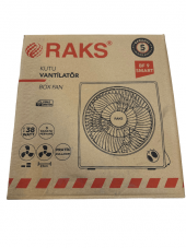 Raks Bf9 Sabit Vantilatör Siyah Renk 2 Kademeli 5 Yıl Garantili - 1