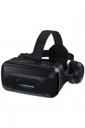 Vr Shinecon Sanal Gerçeklik Gözlüğü Kulaklıklı 3d Vr Filmler Video Oyunları Tüm Telefonlara Uyumlu - 1