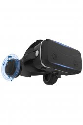 Vr Shinecon Scg15e Sanal Gerçeklik Gözlükleri 4.7-7 Inç Cep Telefonları Için Stereo Kulaklıklı - Siyah - 1