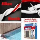 Bondit Su Bariyeri Kapı Altı Sızdırmaz Su Tutucu Yapışkanlı Slikon Bant Bandı 1 METRE BND01010015 - 6