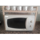 Petek Home Life tezgah üstü mikrodalga ahşap raf - 4