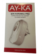 Ayka Tekli Akım Korumalı Priz (2 Adet) - 6
