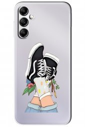 Samsung Galaxy A14 Desenli Kılıf converse - 1