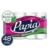 Papia Biocare Tuvalet Kağıdı 48 Rulo (16 Rulo x 3 Paket) - 1