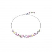 5658398 Swarovski Kolye Gema:Necklace Mini Frontal Pink/Rhs - 1