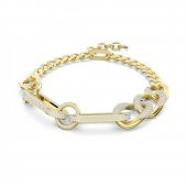 5642605 Swarovski Kolye Dextera:Pave,Mixed links, Large White Gold Tone Plated - 1
