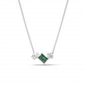 5668278 Swarovski Kolye Mesmera:Pend Green White/Rhs - 1