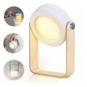 Katlanabilir Dokunmatik Kısalabilir USB Şarj Edilebilir LED Gece Lambası - 3