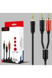 3.5 To 2rca Standart Ses Kablo 1m Kın Ky-180 - 2