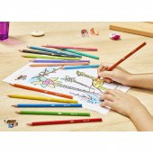 Bic Pastel Boya Kalemi 12li + Kuru Boya Kalemi 12li + Yıkanabilir Keçeli Boya Kalemi 12li - 2