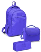 Coral High İlkokul Çanta Takımı Lavanta Kız Çocuk Okul Çantası Seti thumbnail 1