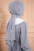 Elegant Serisi Gri Şal -55 - 3