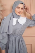 Elegant Serisi Gri Şal -55 - 1