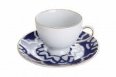 Porland Morocco Desen7 Mor Tabaklı Kahve Fincanı 80cc  04A+P019263 - 1