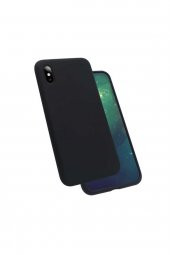 Apple Iphone X Kılıf Zore Silk Silikon Koyu Yeşil - 1