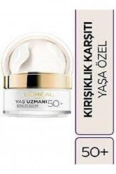 Loreal Paris Yaş Uzmanı 50 Kırışıklık Karşıtı Sıkılaştırıcı Gündüz Bakım Kremi - 1
