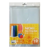 Noki Hazır Yapışkanlı Kitap Kabı Şeffaf 10 Lu - 1