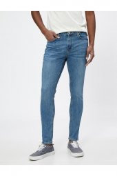 Super Skınny Erkek Jean Pantolon - 3sam40107nd - 3