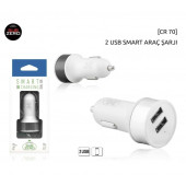 Subzero CR70 2.1A Çift Çıkışlı Araç Şarj Başlığı - 1