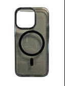 İphone 14 Pro Max Pixel Simli Sert Magsafe Kapak Kılıf thumbnail 7