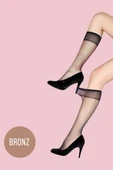Müjde 20Den İnce Dizaltı Çorap 38 Bronz thumbnail 1