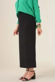 Düz Siyah Kalem Etek - 3