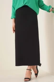 Düz Siyah Kalem Etek - 1