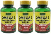 Vitapol Omega 3 Çoçuk Balık Yağı Kara Mürver 3x100 Softgel For Kids Çoçuklar İçin - 1