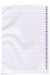 Güzel Yazı Defteri A4 Boy 19x27 cm 24 Yaprak 3 Adet Standart Çizgili Yazı Defteri Dik Temel Harflerle 1. Sınıf - 2